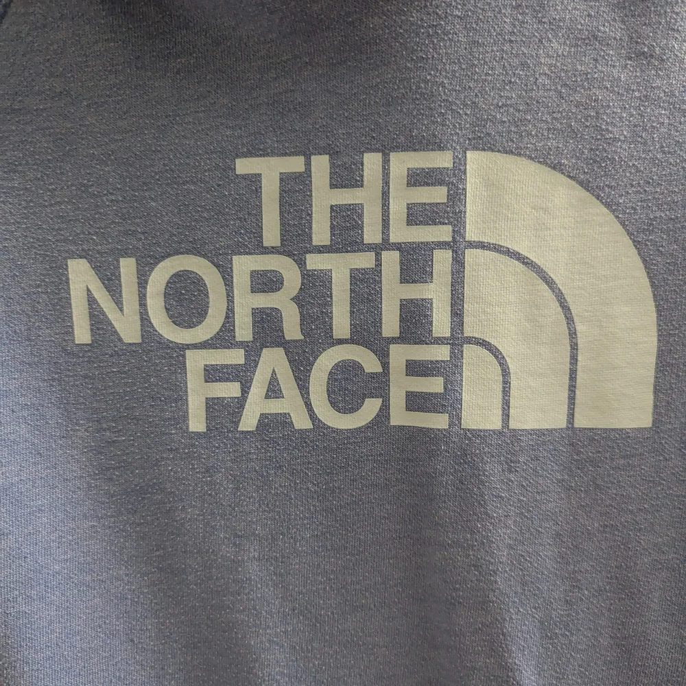 Retro North Face Men's Blue Hoodie Casual Warm Cozy Fall Boys Preppy Teen Tween